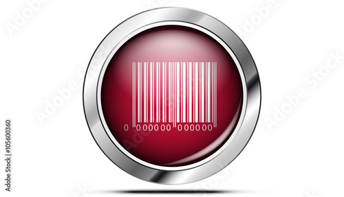 Picto codebarre rouge photo