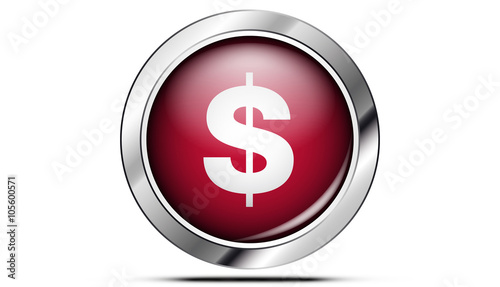 Picto Dollar rouge