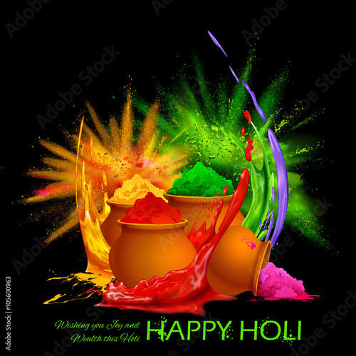 Happy Holi Background