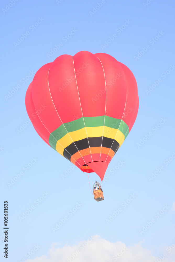 Naklejka premium 熱気球