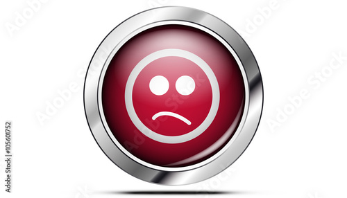 Picto smiley 1 rouge