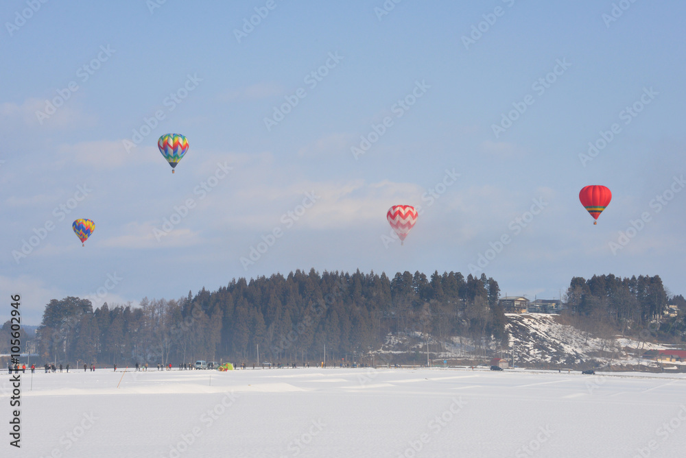 Obraz premium 小千谷風船一揆