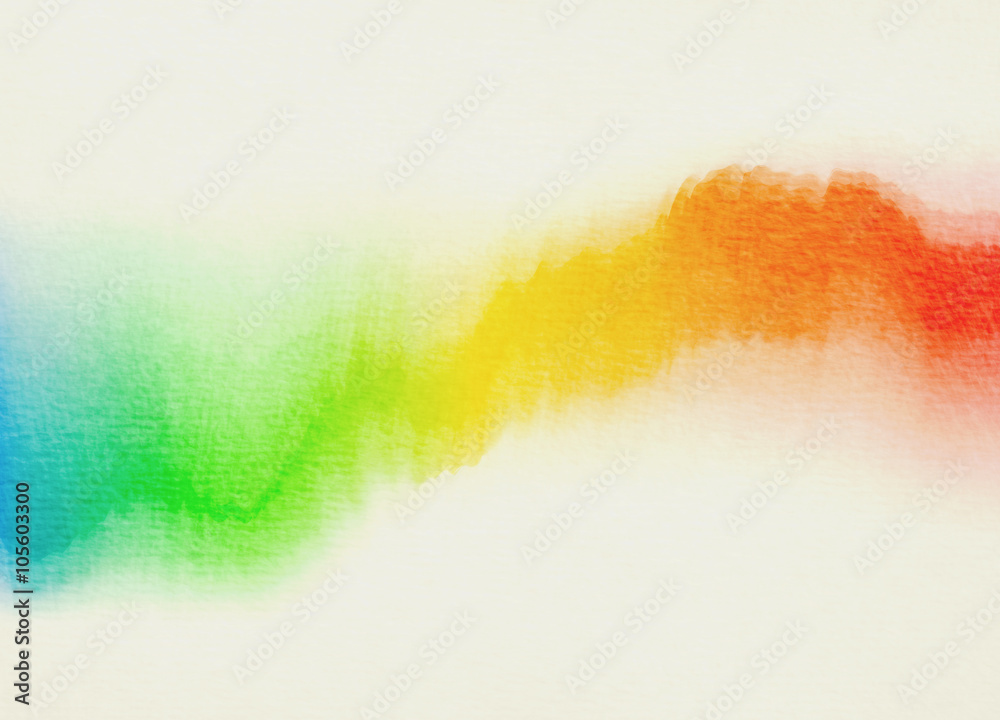 Abstract colorful watercolor background. Digital art painting.