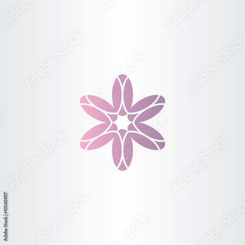 logo vector violet abstract business icon sign
