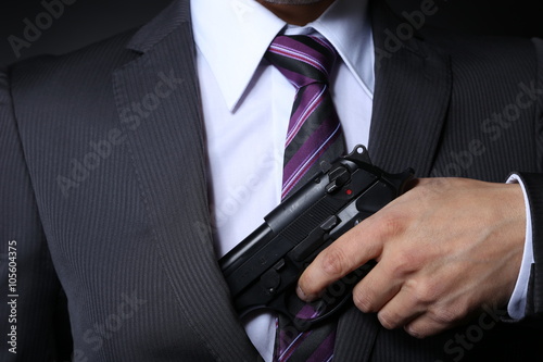 man with gun