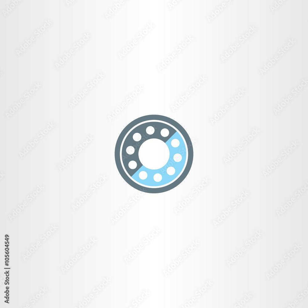 roller bearing vector icon symbol roller bearing vector icon symbol