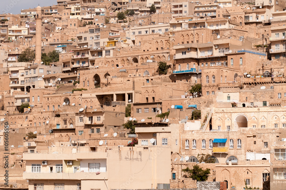 Houses on the Rock in Mardin, Beautiful City in Turkey Houses on the Rock in Mardin, Beautiful City in Turkey