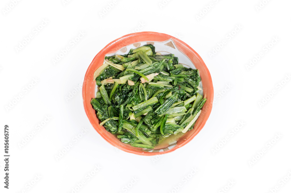 fried Indian Lettuce(Lactuca sativa Linn) fried Indian Lettuce(Lactuca sativa Linn)