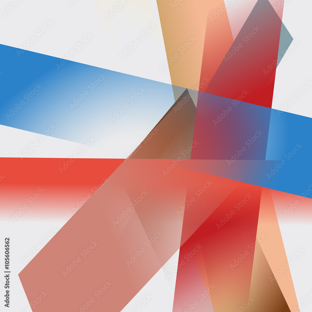 Obraz premium Abstract background with colorful overlapping layers