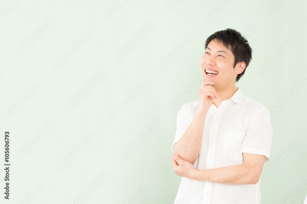 男性 グリーンバック 男性 グリーンバック