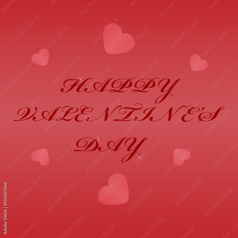valentine day  lettering background