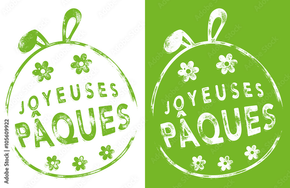Tampon/Cachet - JOYEUSES PÂQUES