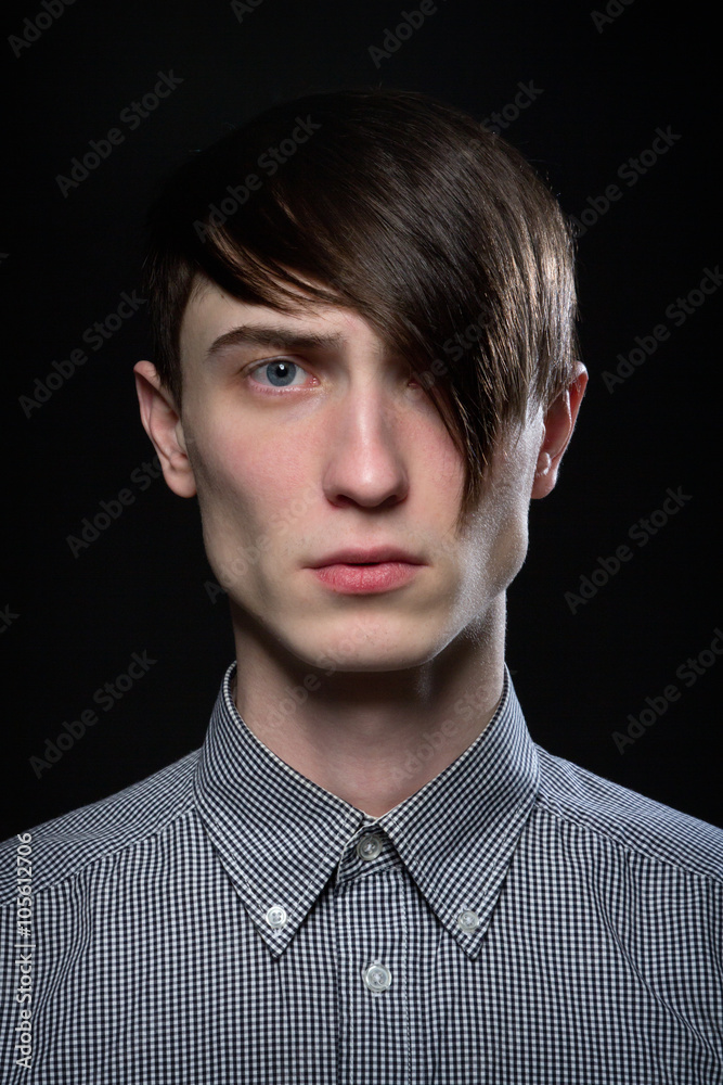 Fototapeta premium Portrait of a handsome young guy