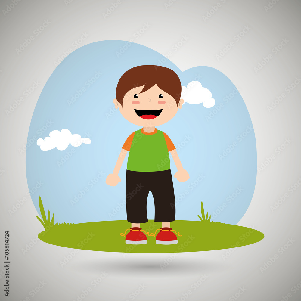 Fototapeta premium happy kids design
