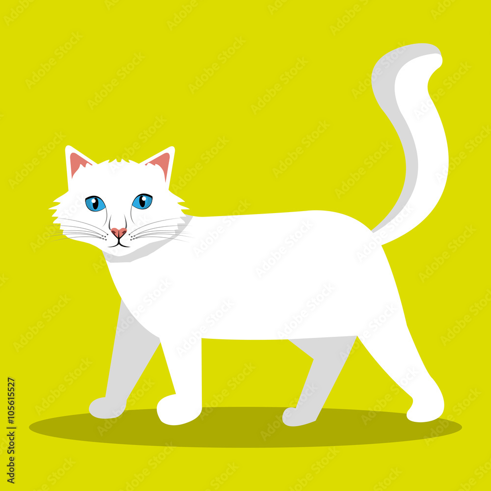 Fototapeta premium cute cat design 