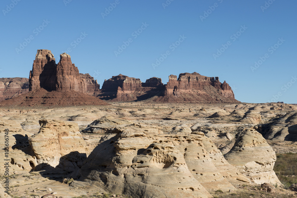 Desierto de rocas coloradas, Utah, USA Desierto de rocas coloradas, Utah, USA