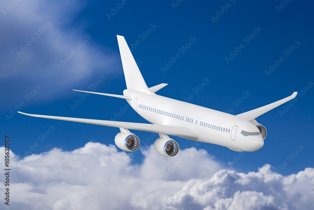 Obraz premium Airplane in the sky