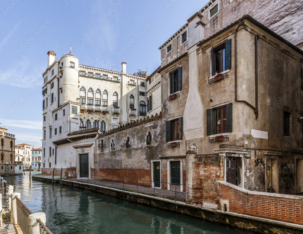 Cityscape of the beautiful city of Venice, Italy