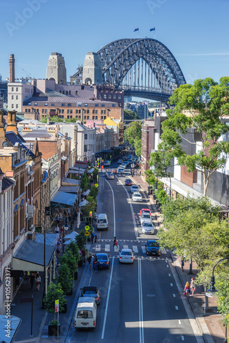Photography The Rocks in Sydney with the harbour bridge in the background