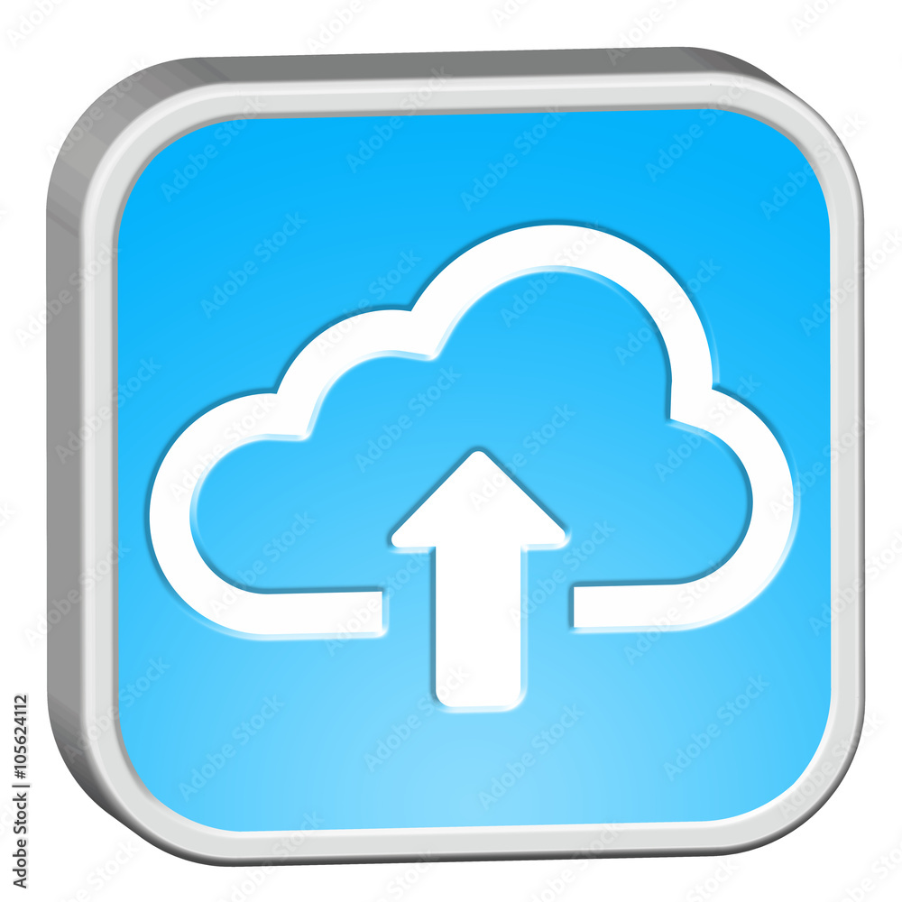 Cloud square icon Cloud square icon