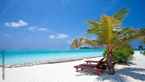 Fototapeta Naklejka Na Ścianę i Meble -  Spiaggia alle Maldive