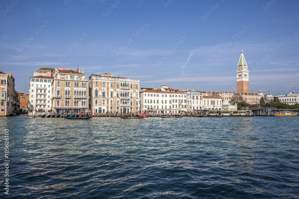 sea view Piazza San Marco with Campanile and Doge Palace