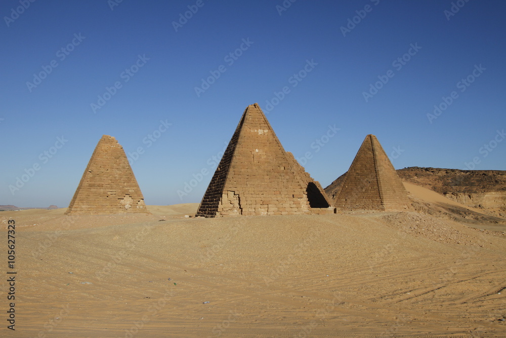 Group of pyramids in Sudan