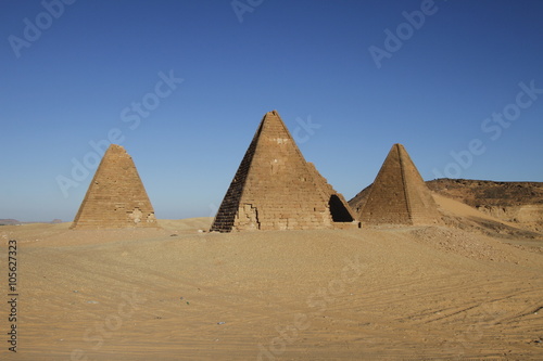 Group of pyramids in Sudan