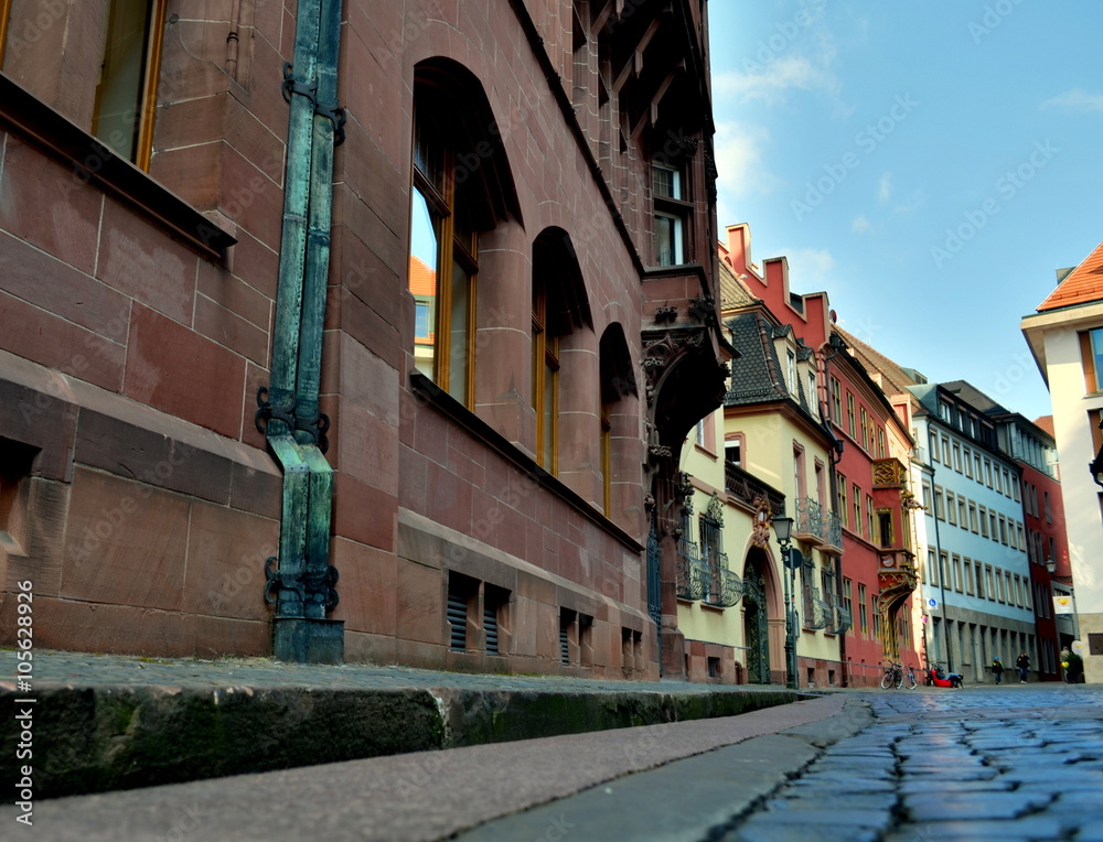 Fototapeta premium Franziskanergasse in Freiburg