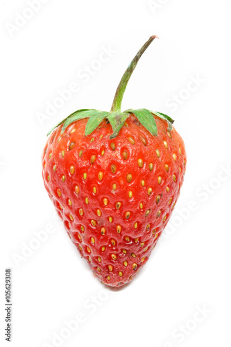 Strawberry berries white background