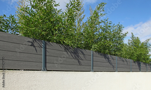 Canvastavla Palissade en bois composite