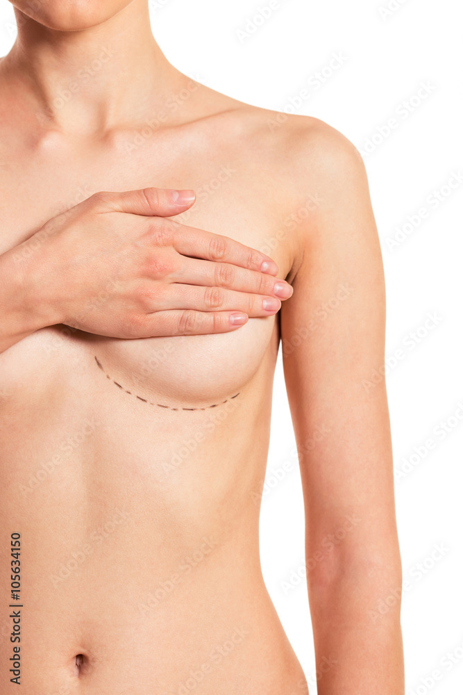 Fototapeta premium Preparation for breast surgery