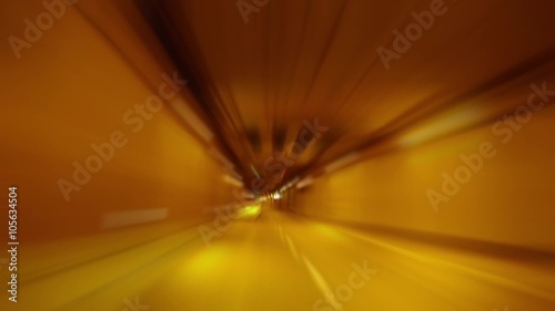 Driving in tunnel