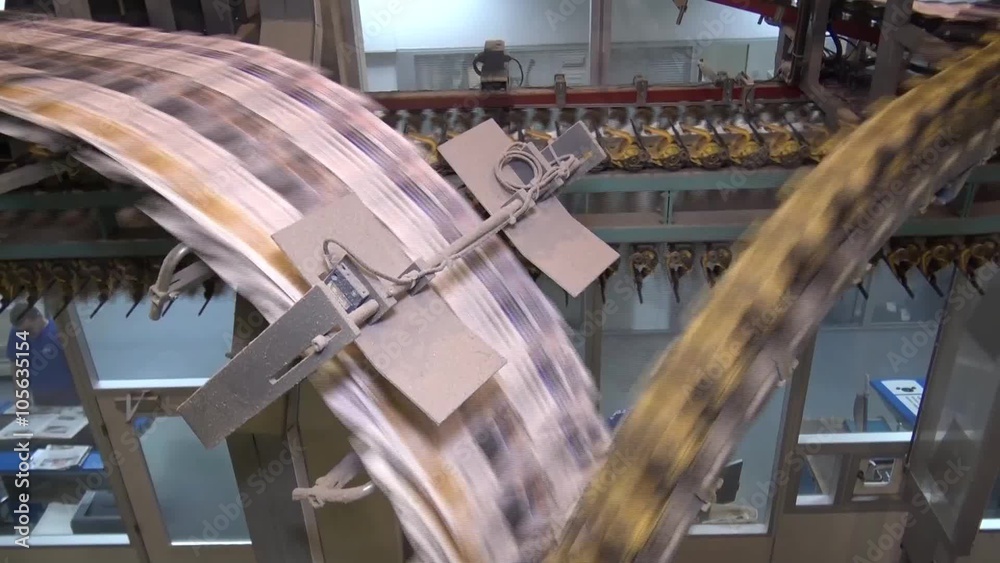 Look at the printing process in printing house locating in Czech republic. Different machines, printers and rotaries.
