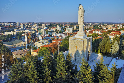 The biggest Monument of Virgin Mary in the world, City of Haskovo, Bulgaria