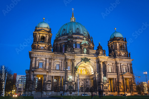 Evening view of Berlin Cathedral (Berliner Dom), Berlin, Germany