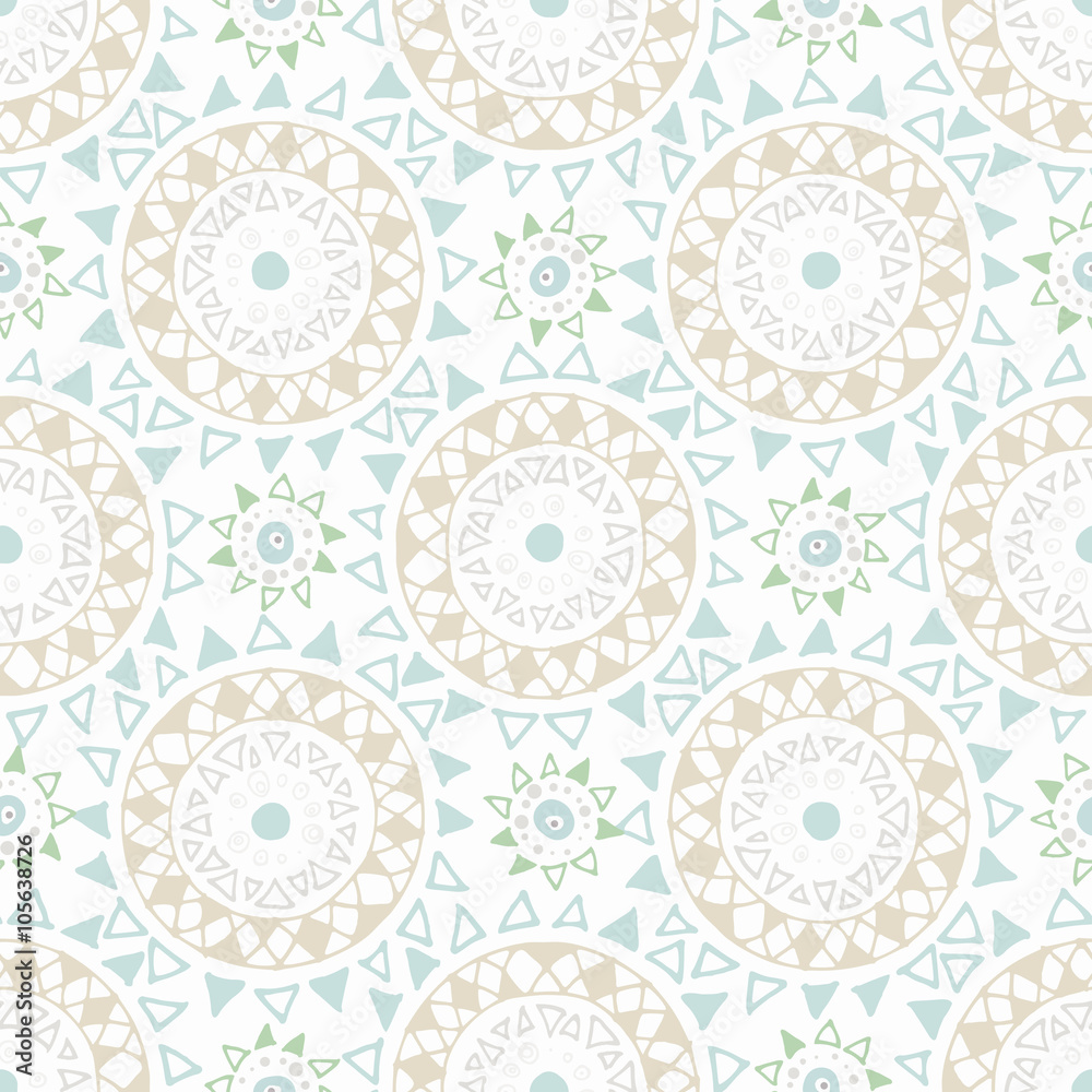 Decorative boho seamless pattern. Decorative boho seamless pattern.