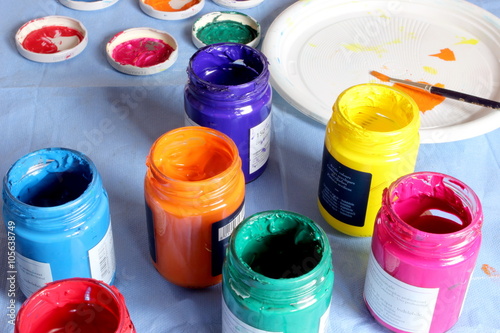 acrylic colors photo