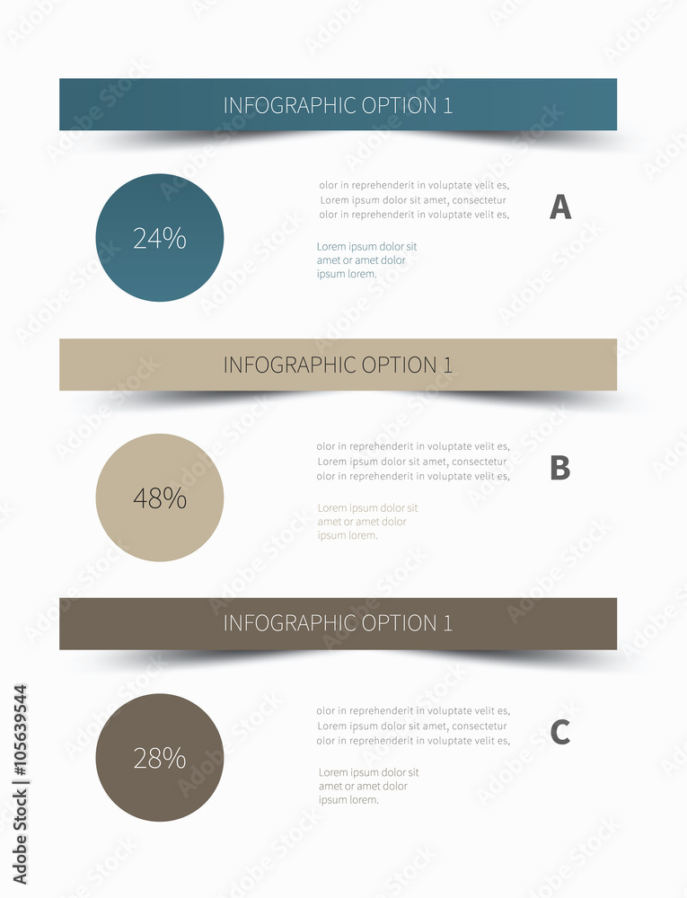 infographic background wall / vector presentation object template for modern presentation in brown and blue infographic background wall / vector presentation object template for modern presentation in brown and blue