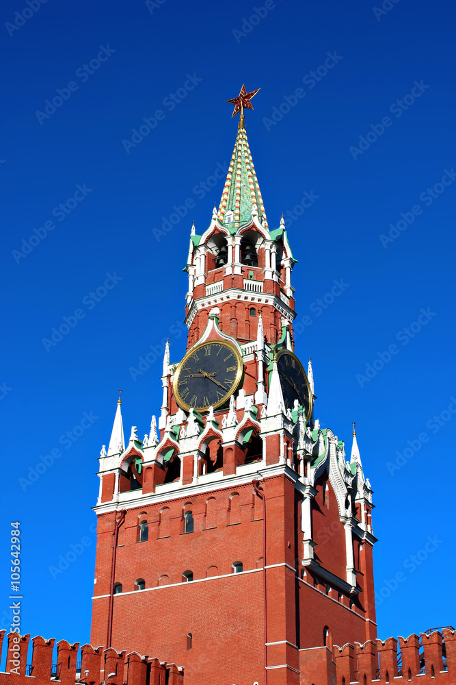 Spasskaya Tower in the Moscow Kremlin