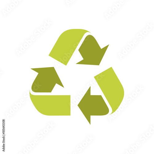 Recycle sign symbol logo