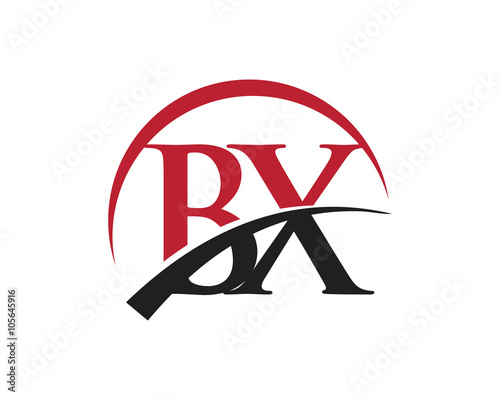 BX red letter logo swoosh