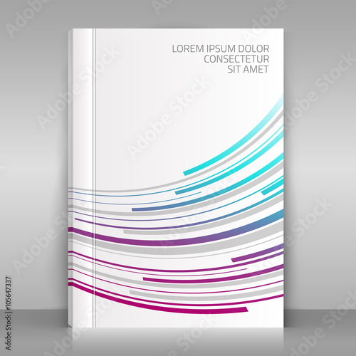 Brochure cover design.