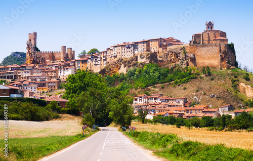  General view of Frias in summer. Burgos