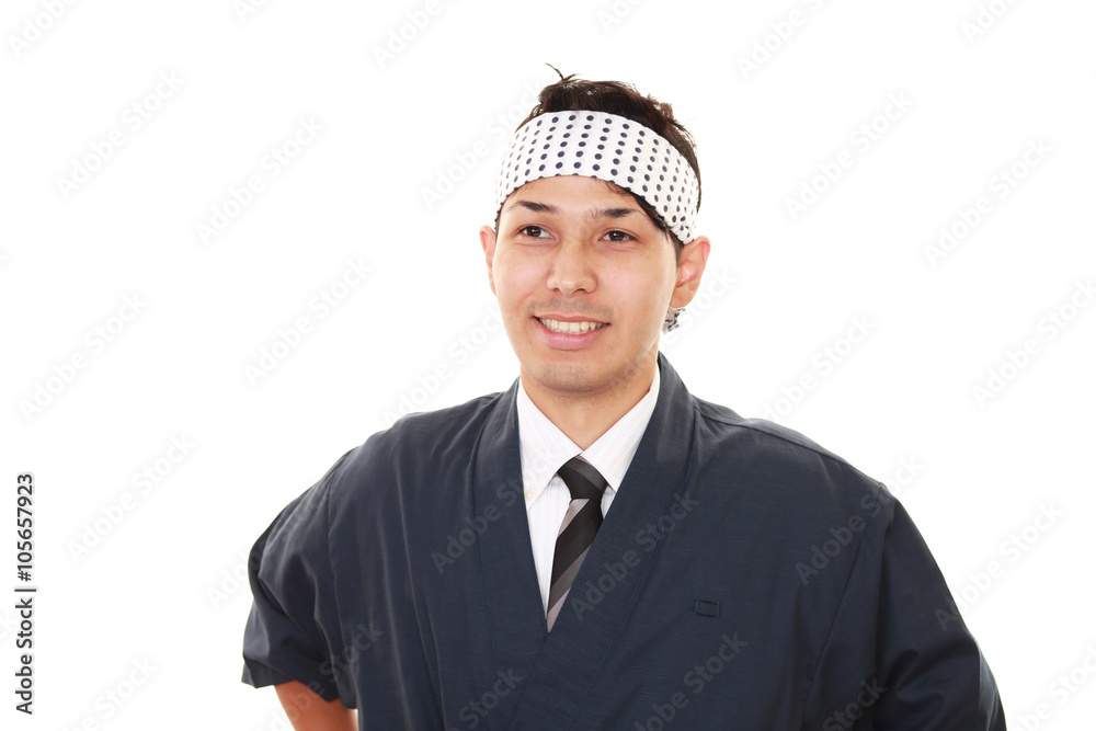 笑顔の寿司職人 笑顔の寿司職人