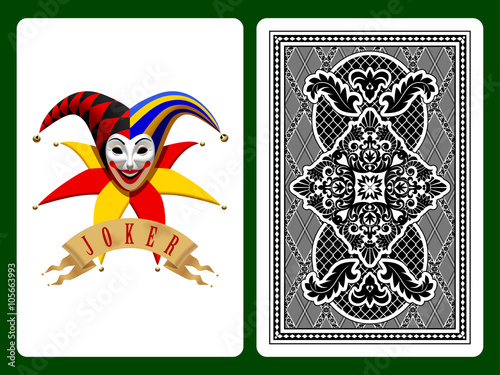 Joker playing card