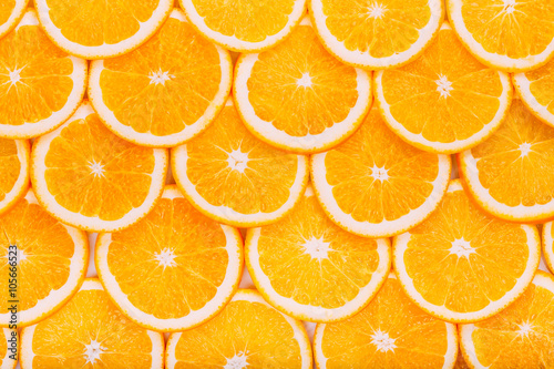 Sweet Yummy Oranges Fruit Background. Healthy Food