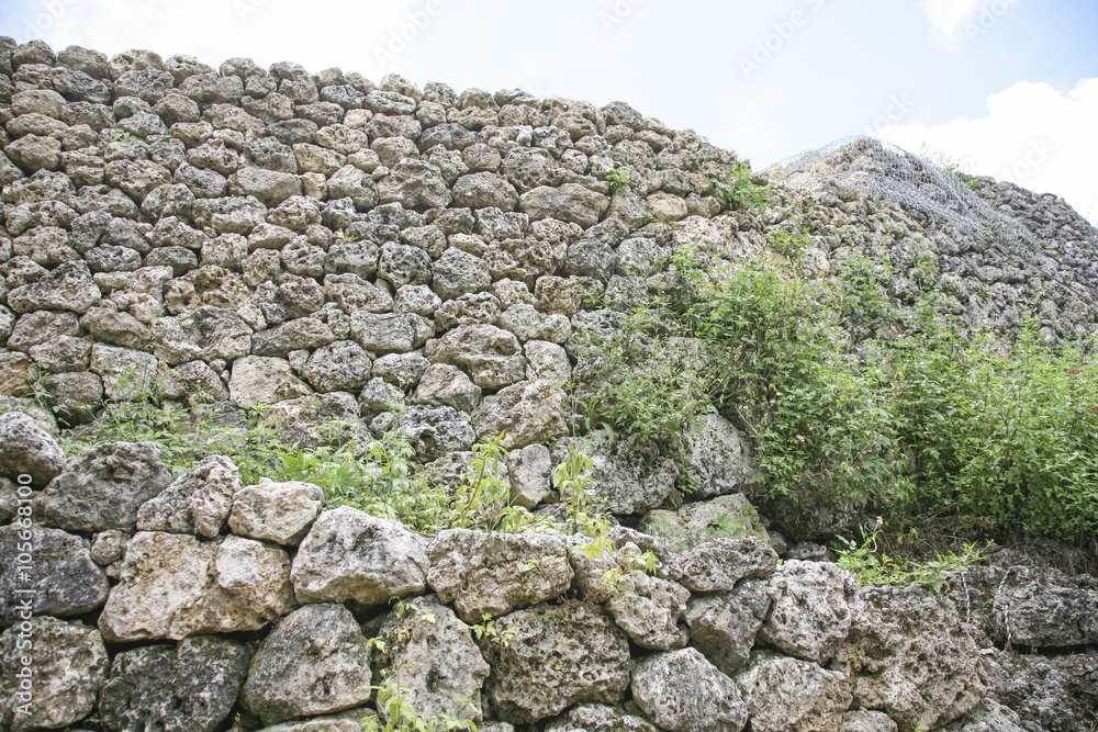 Itokazu gusuku, Itokazu castle ruins in Okinawa, Japan