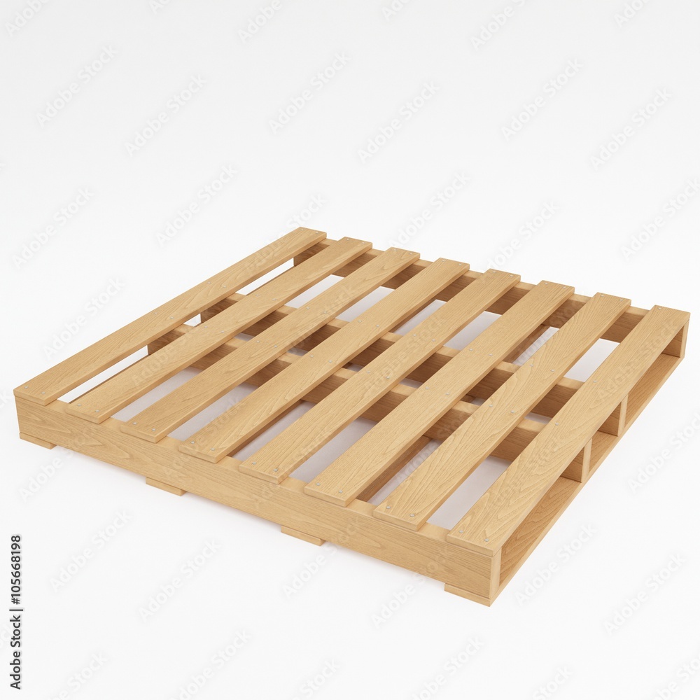 euro pallet isolated on white background euro pallet isolated on white background
