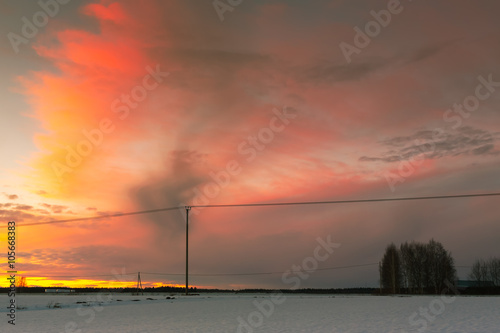 Colorful Springtime Sunset photo